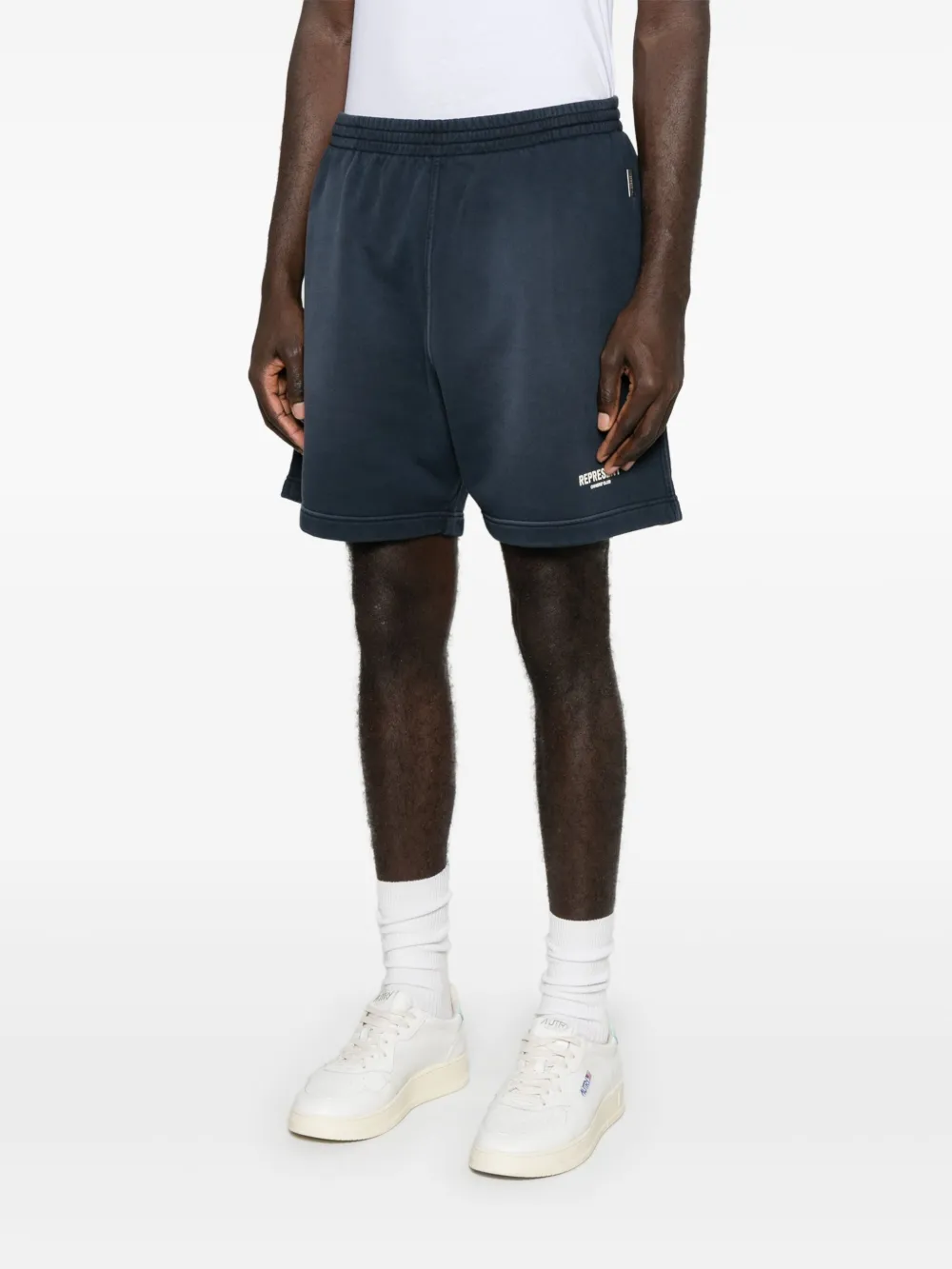 Represent Trainingsshorts met logoprint Blauw