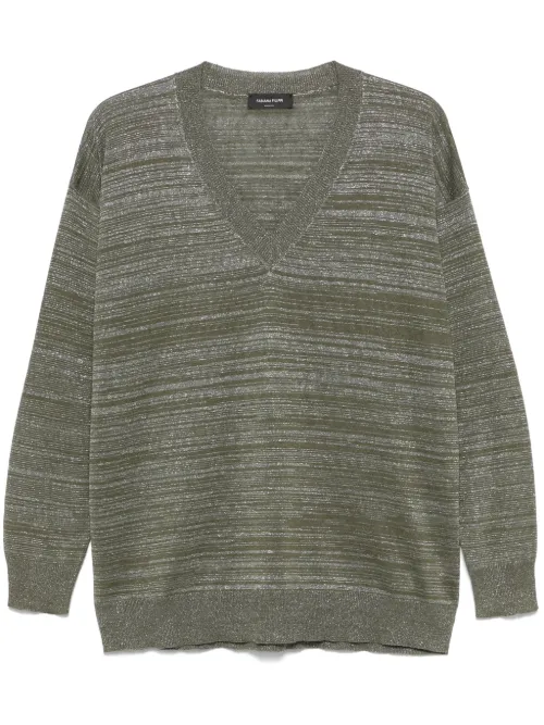 Pull en maille métallisée - Fabiana Filippi - Modalova