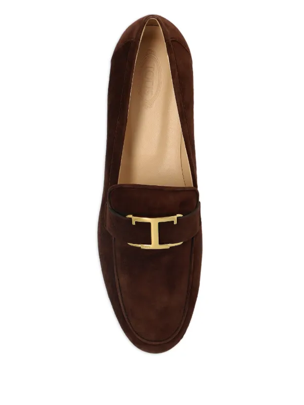 Tod's レザーローファー | ブラウン | FARFETCH JP