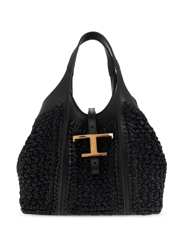 トートバッグ TOD'S T-TIMELESS CALF+SUEDE SHOPPING BAG Woman BROWN T Timeless Shopping Bag in Suede Medium