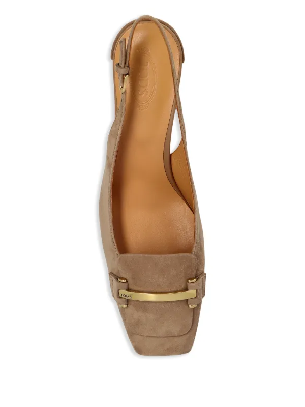 【TOD'S】スリングバック パンプス Tod's スリングバック パンプス | ニュートラル | FARFETCH JP