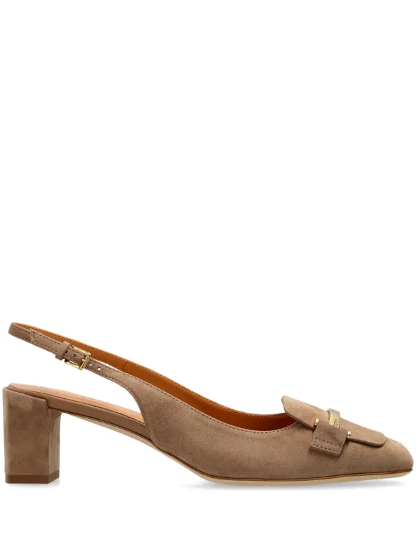 【TOD'S】スリングバック パンプス Tod's スリングバック パンプス | ニュートラル | FARFETCH JP