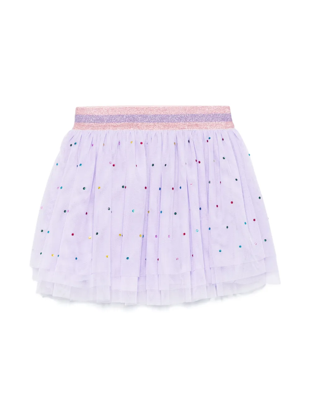 Stella McCartney Kids Tutu verfraaid met stras - Paars