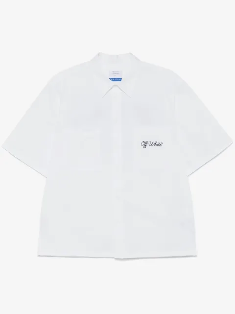 Off-White Camicia con ricamo