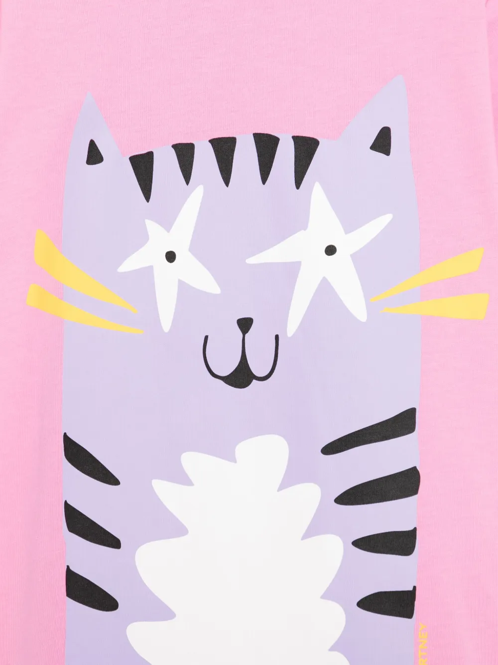 Stella McCartney Kids T-shirt met print Roze