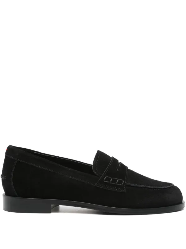 【関税込み】Aeyde ブラック Oscar スエード ローファー Oscar Suede Loafers – Aeyde