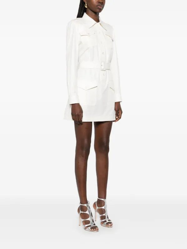 tom ford white dress SHORT WITH CUT OUT AND CHAIN CLOSURE This is not merely a dress Tom Ford Goochy Clothing Fashion