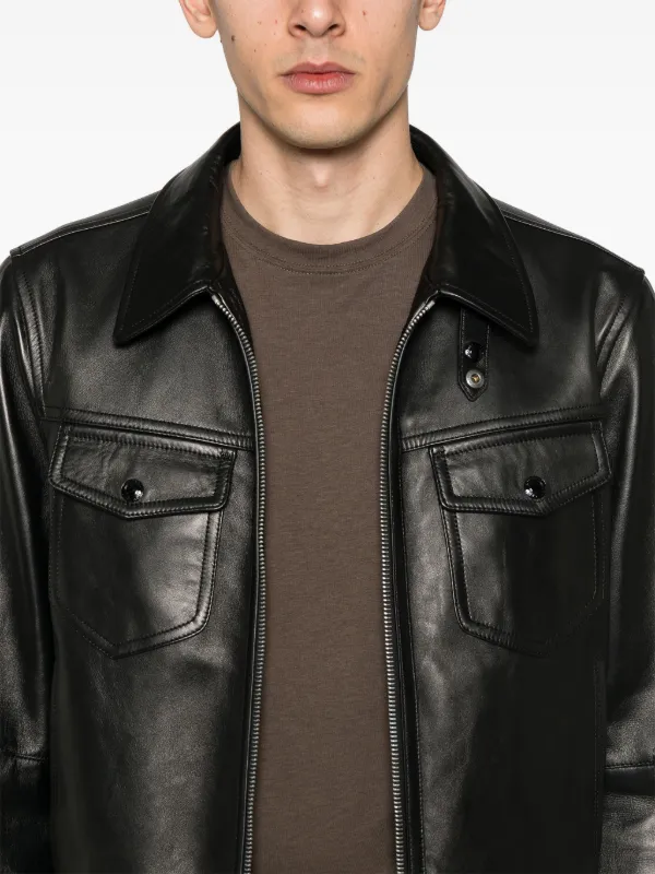 TOM FORD レザージャケット | ブラック | FARFETCH JP