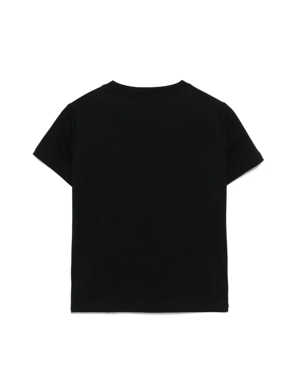 Balmain Kids T-shirt met geborduurd logo - Zwart