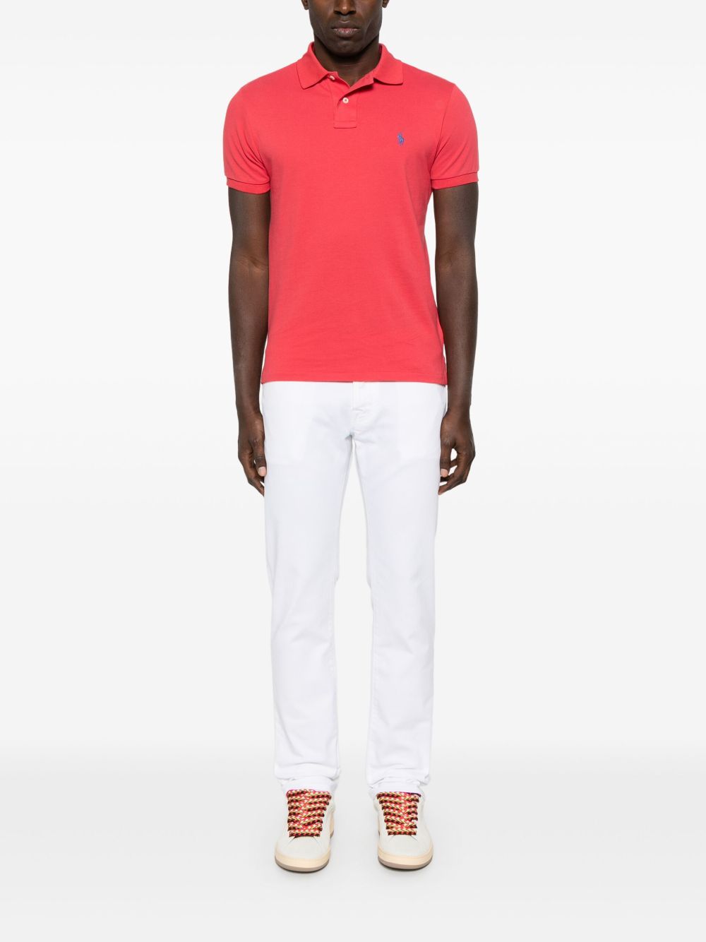 Polo Ralph Lauren Katoenen poloshirt - Rood