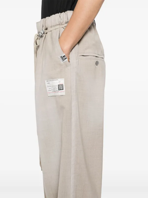 Maison MIHARA YASUHIRO ウールパンツ | ニュートラル | FARFETCH JP