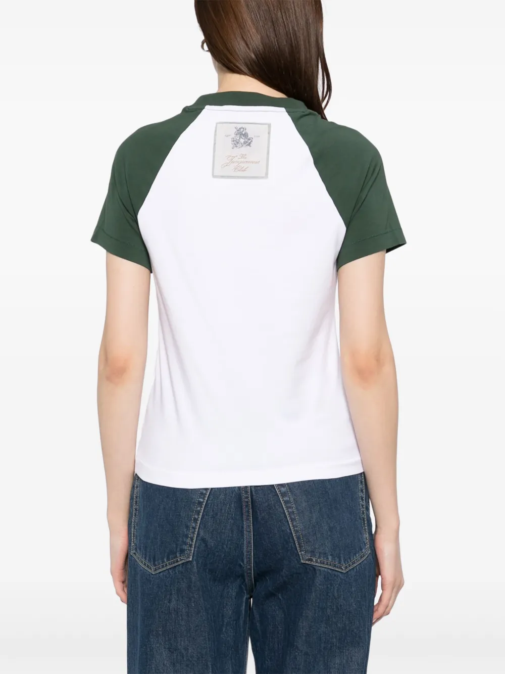 Shop Jacquemus Crew Neck T-shirt In White