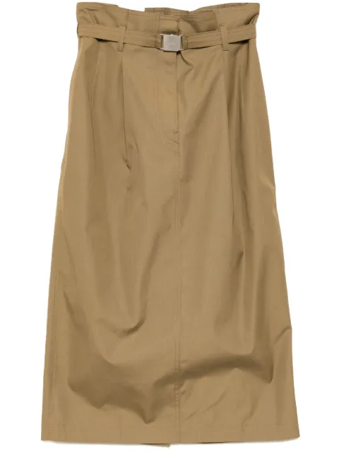 Juun.J buckle detailing skirt