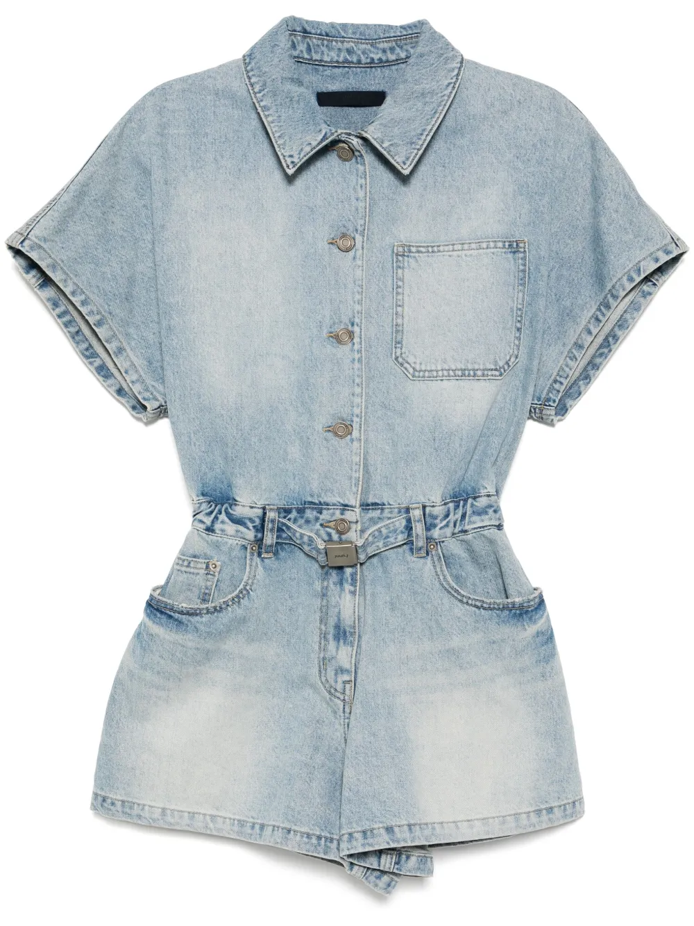 Juun.J - cotton playsuit - women