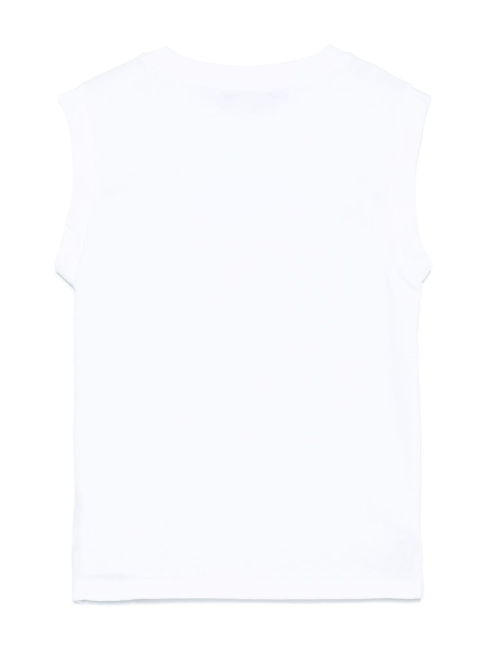 Balmain Kids Tanktop met rubberen logo - Wit