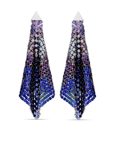 Rabanne Pixel Flow Tie-Dye earrings