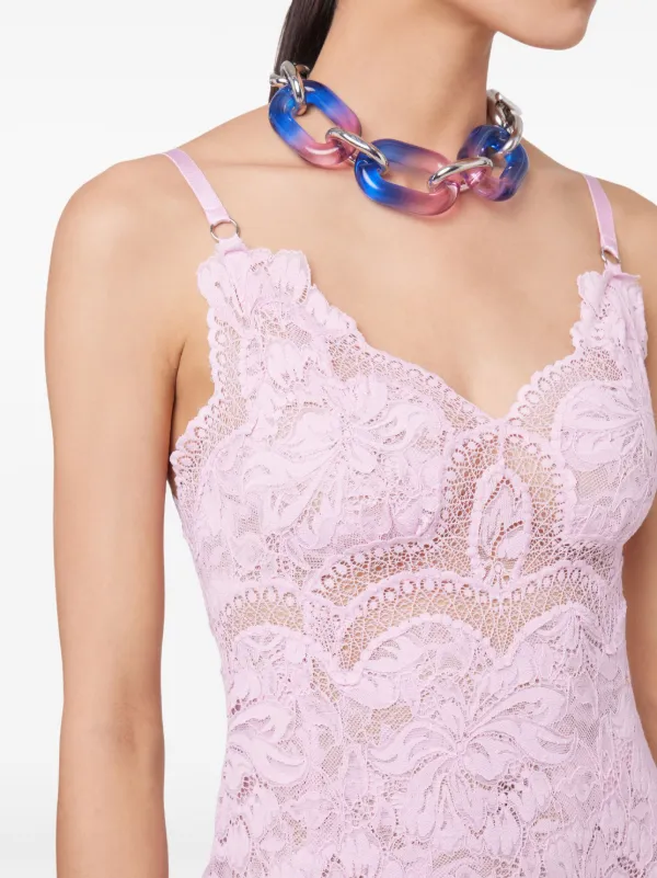 Rabanne tie-dye Necklace Silver FARFETCH IN