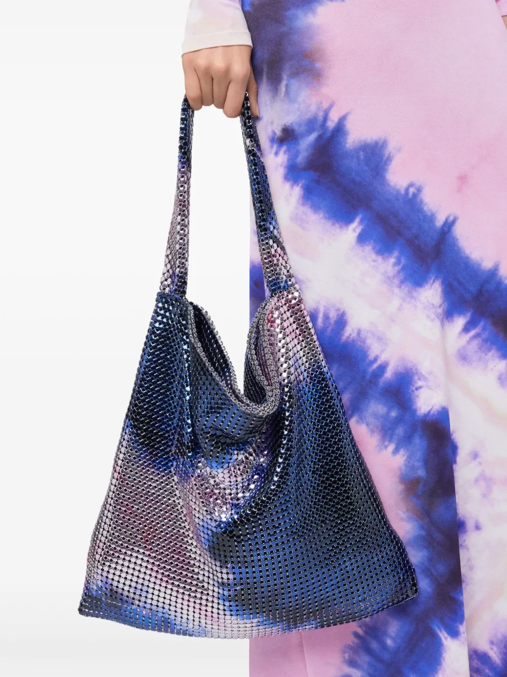 Rabanne Pixel shopper Blauw