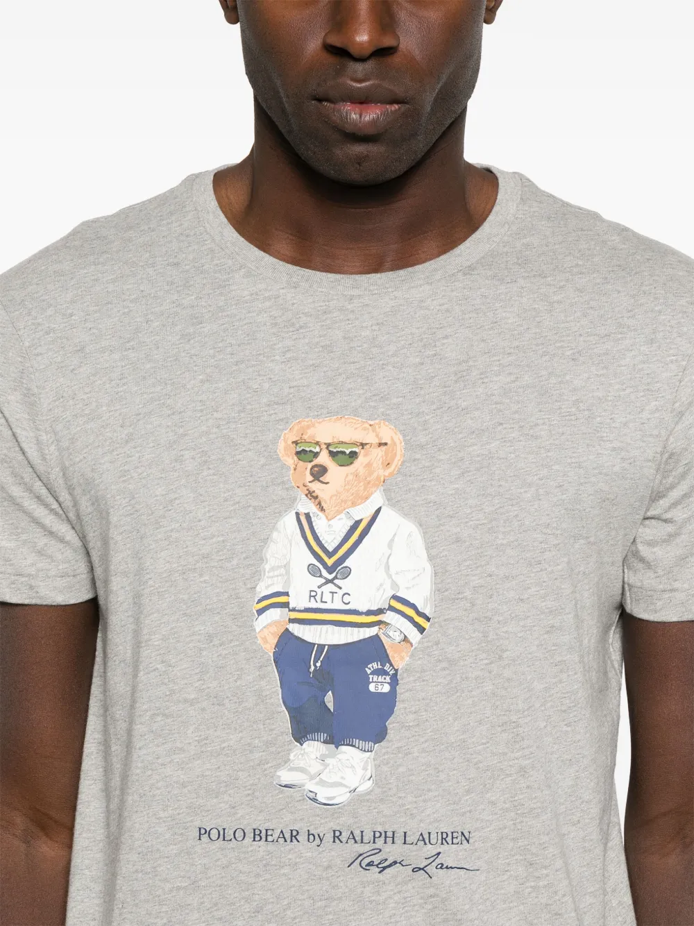 Polo Ralph Lauren T-shirt met Polo Bear-print Grijs
