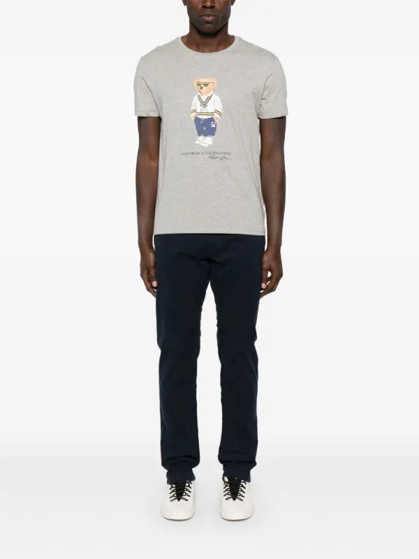 Tシャツ・カットソー POLO RALPH LAUREN Men T-shirt Grey 710973137 002 NEW Polo Ralph Lauren Mens Pony Logo Crewneck Short Sleeve T