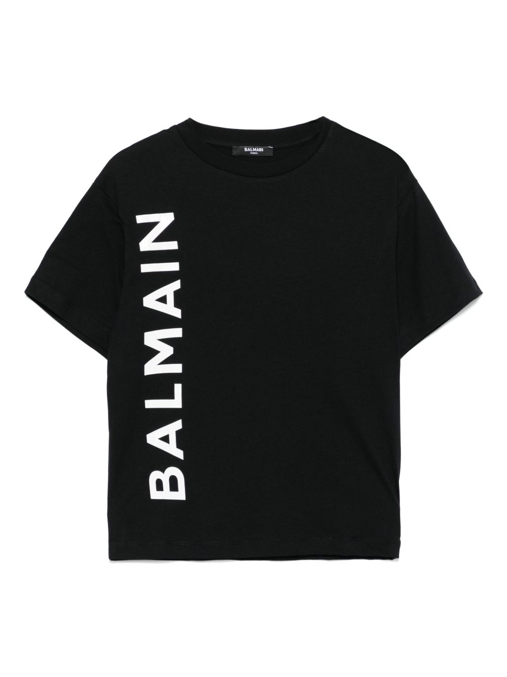 BALMAIN LOGO-STAMP T-SHIRT