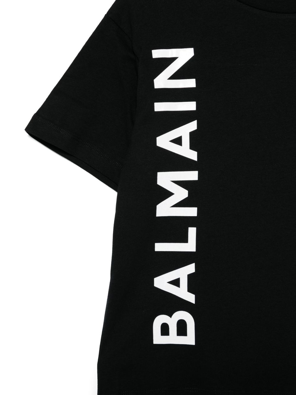 BALMAIN LOGO-STAMP T-SHIRT