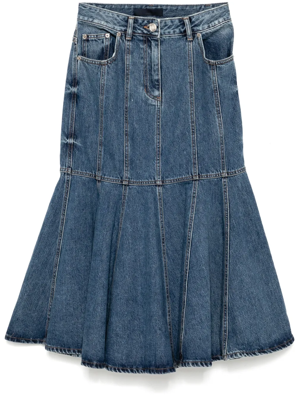 denim mermaid skirt