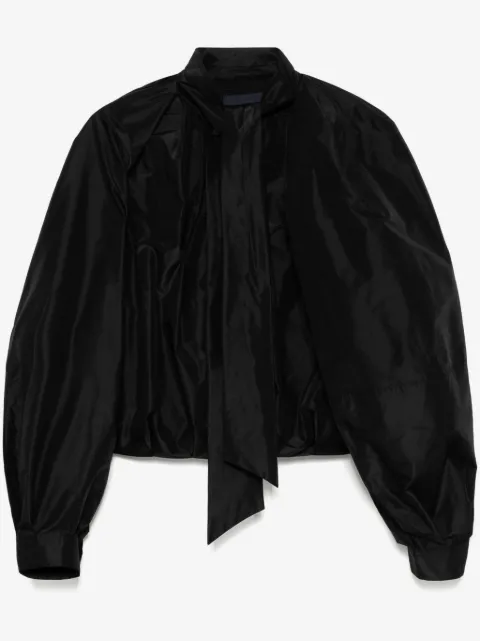 Juun.J blusa con detalle de mascada
