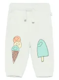 Stella McCartney Kids ice cream-print track pants - Green