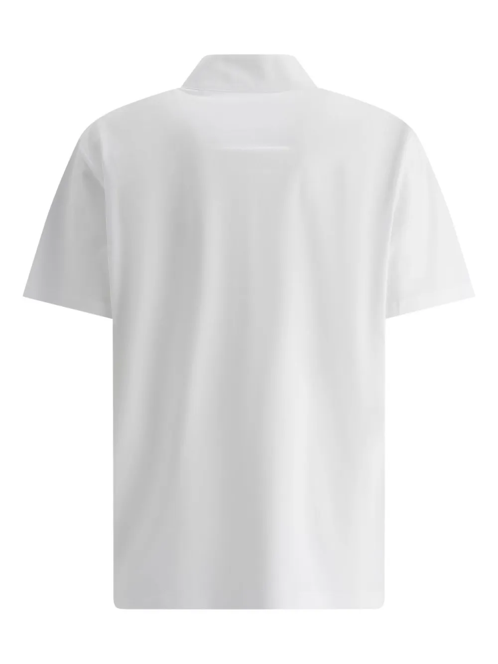 Givenchy T-shirt met knoop kraag - Wit