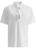 Givenchy buttoned-collar T-shirt - White