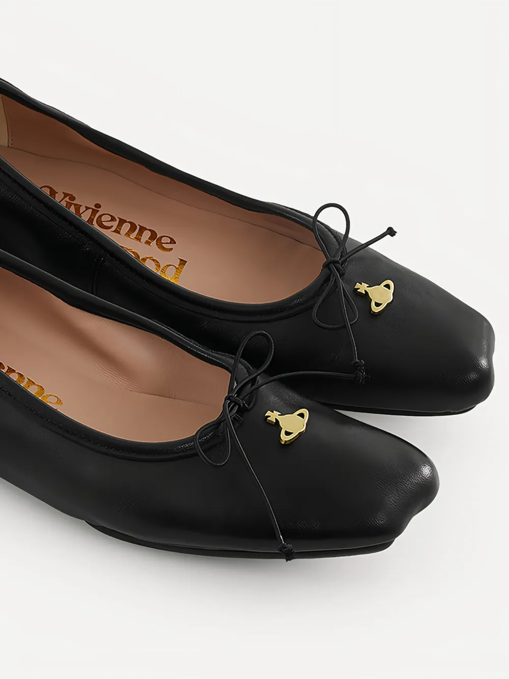 Shop Vivienne Westwood Brigitte Ballerina Shoes In Black