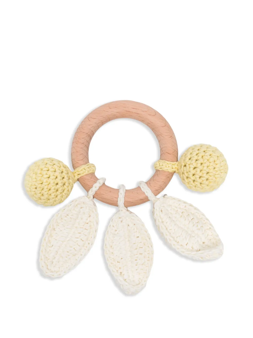 Bonpoint cherry-detailed rattle | Yellow | Image 1