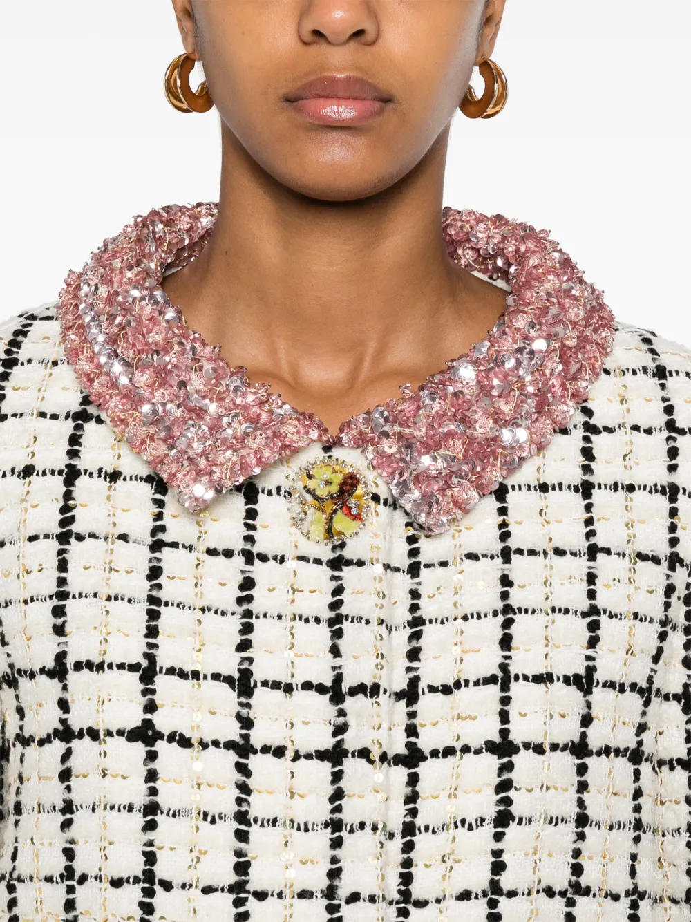 Valentino Garavani Tweed jack Beige