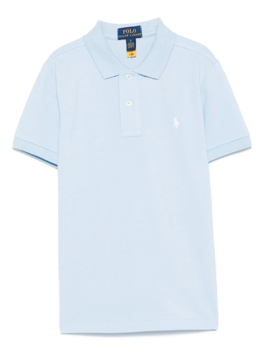 POLO RALPH LAUREN KIDS Polo Pony-embroidered polo shirt - Blu