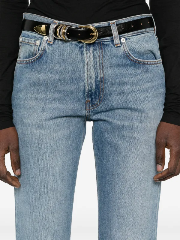ボトムスその他 HAIKURE Flora light blue washed jeans Haikure Flora Jeans | Blue | FARFETCH