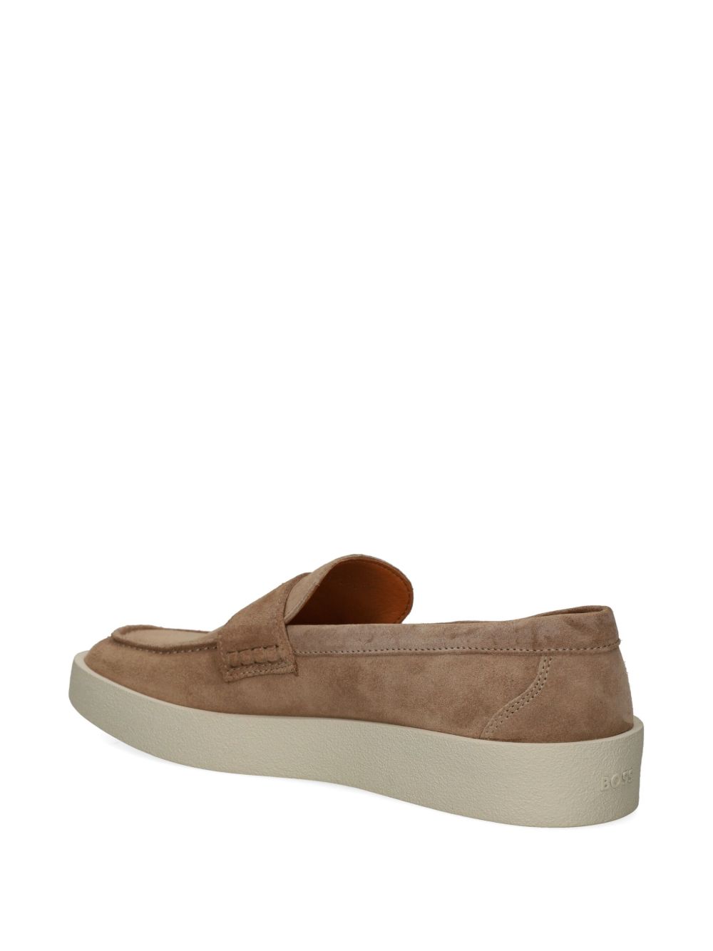 BOSS suede loafers Neutrals