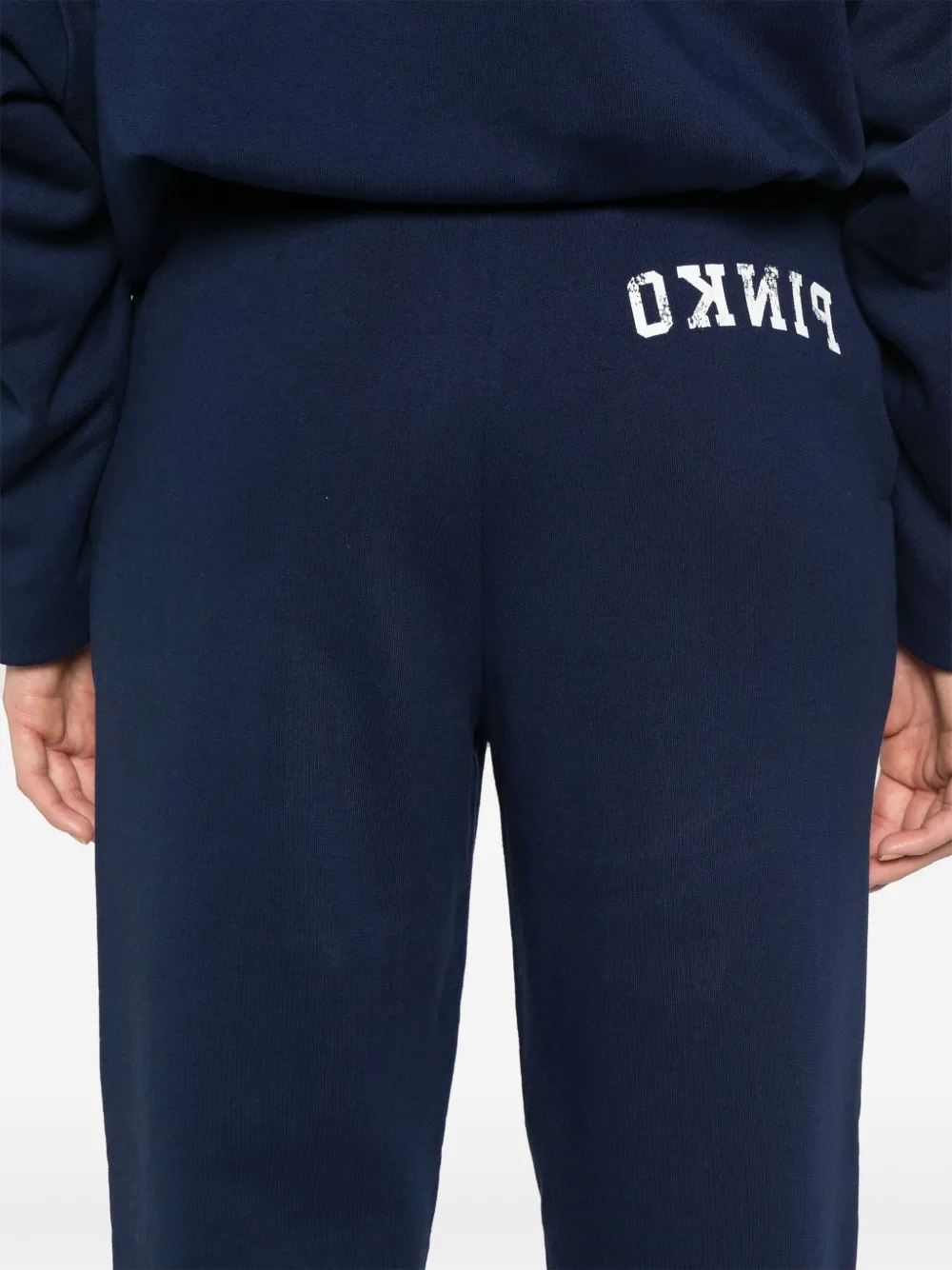 PINKO Trainingsbroek met logoprint Blauw