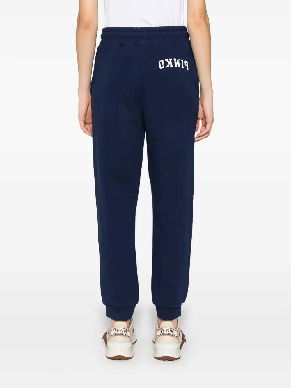PINKO Trainingsbroek met logoprint Blauw