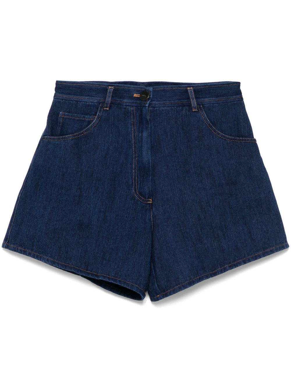 Forte Forte denim mini shorts - Blue