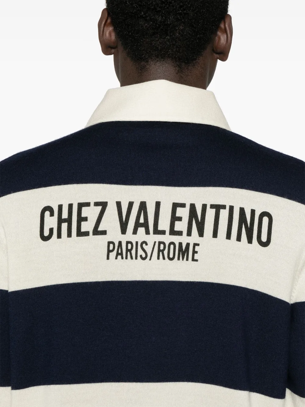 Valentino Garavani Gestreept poloshirt Beige