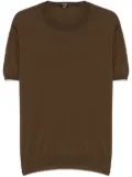 Kiton knitted T-shirt - Brown