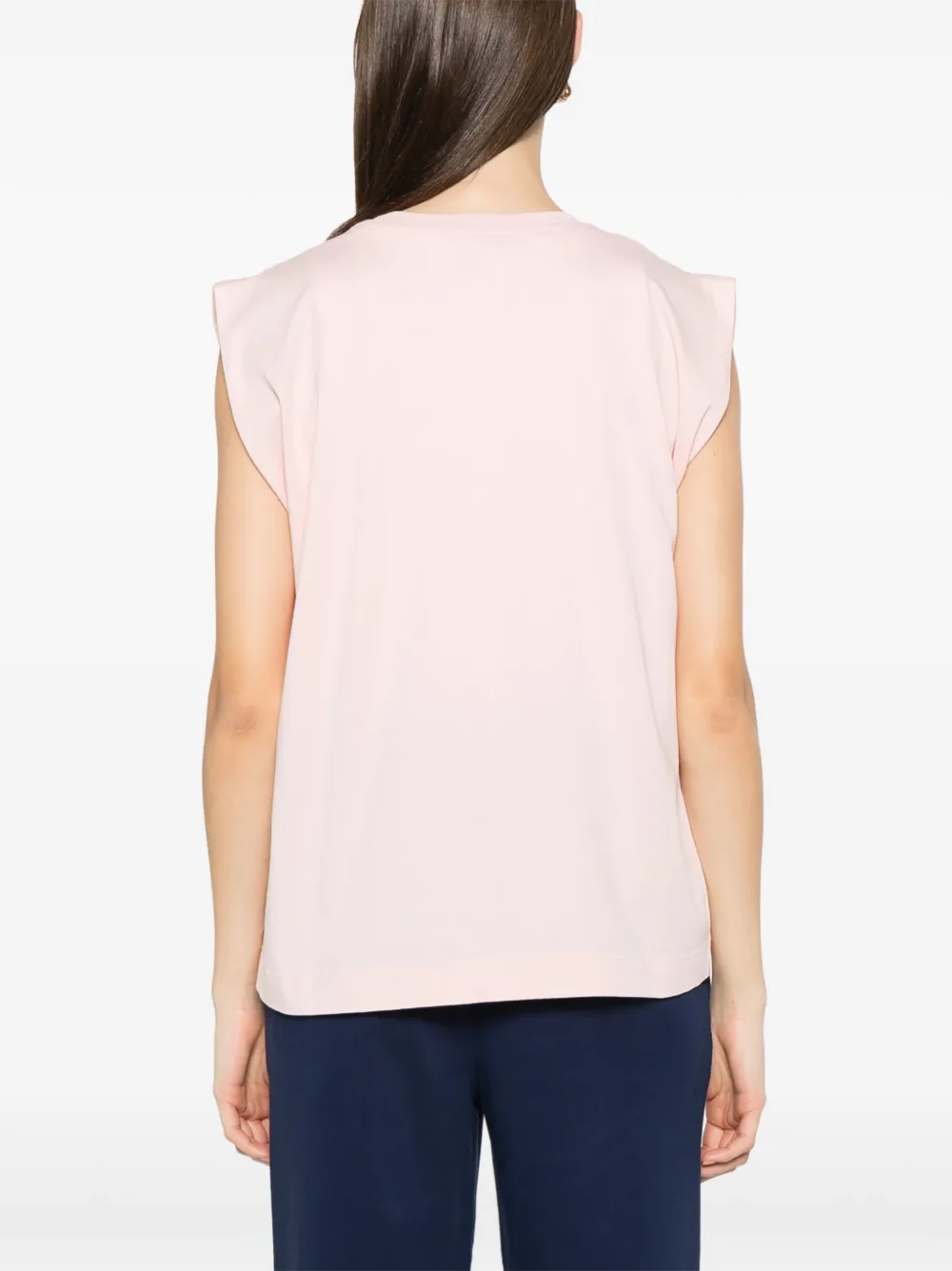 Shop Pinko Logo-print Tank Top In Pink