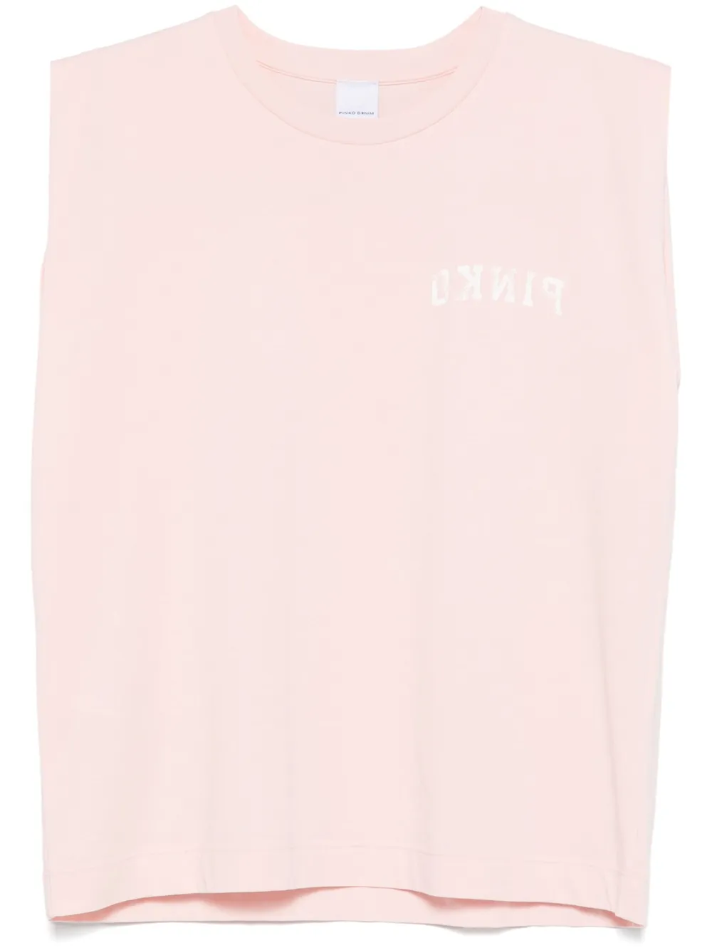 PINKO Tanktop met logoprint Roze