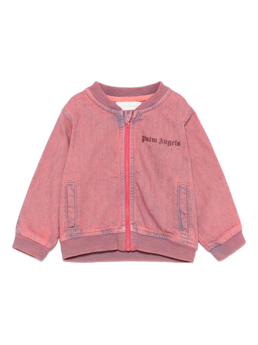 Palm Angels Kids Chambray trainingsjack Roze