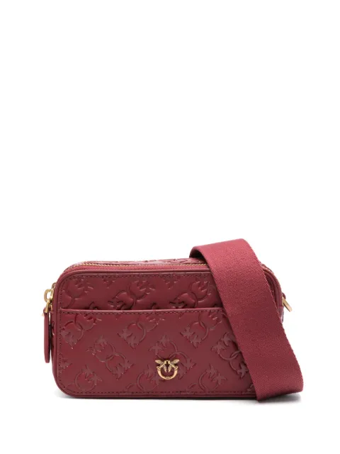 PINKO bolsa crossbody mini con logo en relieve