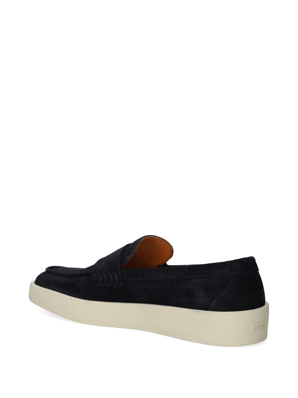 BOSS suede loafers Blue