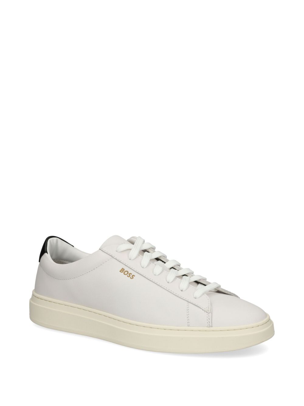 BOSS logo-print sneakers - Neutrals