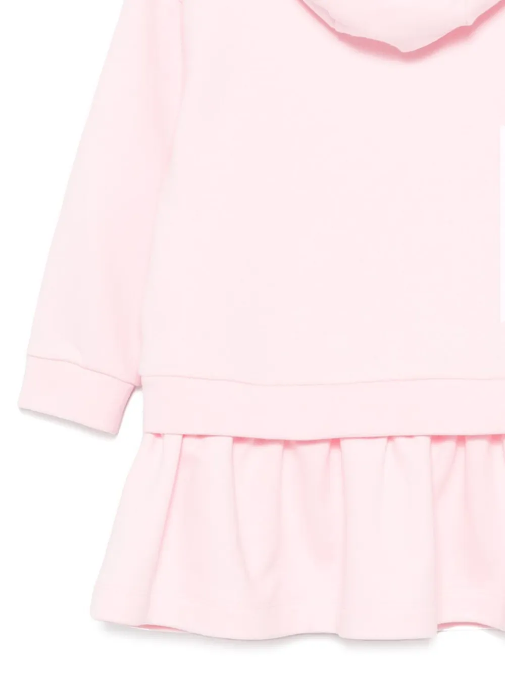 Fendi Kids Jurk met geborduurd logo Roze