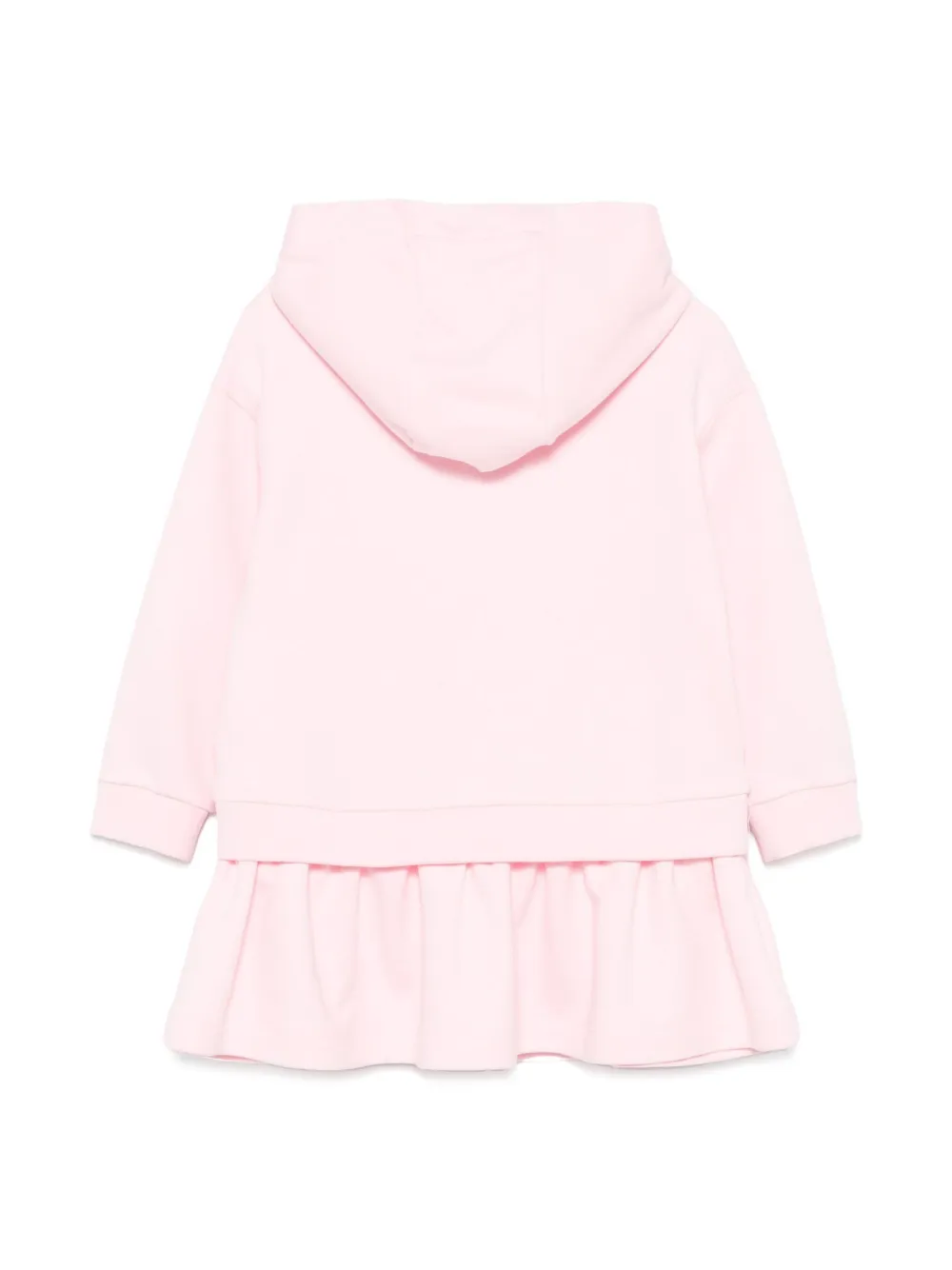 Fendi Kids Jurk met geborduurd logo Roze